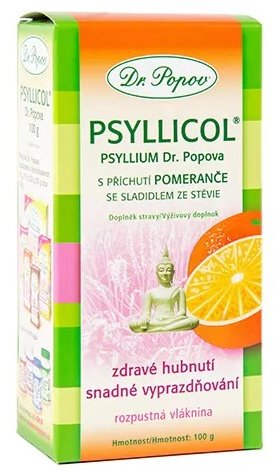 Dr.Popov Psyllicol s příchutí pomeranče, 100 g - Fibre - Main image