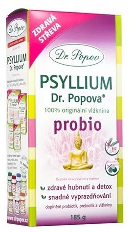 Dr.Popov Vláknina Psyllium PROBIO, 185 g - Fibre - Main image