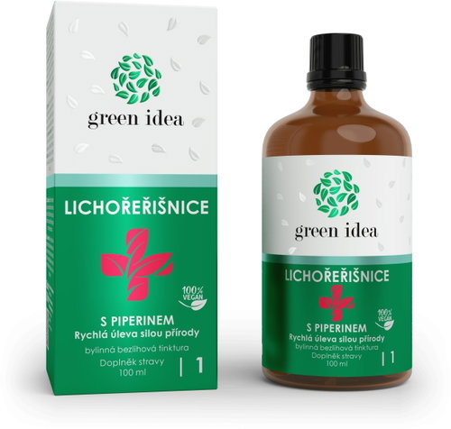 Green Idea Nasturtium+ with Piperine, Alcohol-Free Tincture, 100ml - Dietary Supplement - Main image