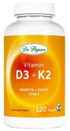 Dr.Popov Vitamin D3 + K2 120 kapslí - Vitamin D3
