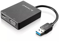 Lenovo LENOVO UNIV. USB 3 TO VGA/HDMI ADAPTER - Video Cable