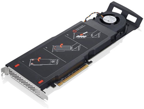 Lenovo TS QUAD AIC M.2 SSD ADAPTER : Hauptbild Lenovo TS QUAD AIC M.2 SSD ADAPTER : - PCI-Controller - Hauptbild