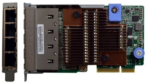 Lenovo 10GB 4-PORT BASE-T LOM F/THINK SYSTEM - Network Card - Main image