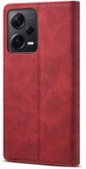 Lenuo Leather flip for Xiaomi Redmi Note 12 5G, red - Phone Case