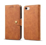 Lenuo Leather for iPhone SE 2020/8/7, Brown - Phone Case