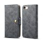 Lenuo Leather na iPhone SE 2020/8/7, sivé - Puzdro na mobil