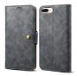 Lenuo Leather for iPhone 8 Plus/7 Plus, Grey - Phone Case