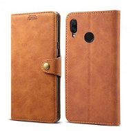 Lenuo Leather tok Huawei Nova 3 készülékhez, barna - Mobiltelefon tok