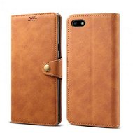 Lenuo Leather na Huawei Y5 (2018), hnedé - Puzdro na mobil