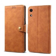 Lenuo Leather for Honor 8A, Brown - Phone Case
