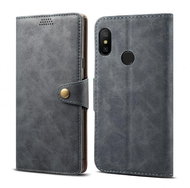 Lenuo Leather for Xiaomi Mi A2 Lite, Grey - Phone Case