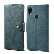 Lenuo Leather for Xiaomi Redmi Note 7, Blue - Phone Case