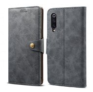 Lenuo Leather tok Xiaomi Mi 9 készülékhez, szürke - Mobiltelefon tok
