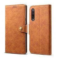 Lenuo Leather tok Xiaomi Mi 9 SE készülékhez, barna - Mobiltelefon tok
