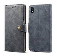 Lenuo Leather for Xiaomi Redmi 7A, grey - Phone Case