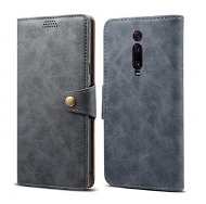 Lenuo Leather for Xiaomi Mi 9T/Mi 9T Pro, grey - Phone Case
