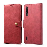 Lenuo Leder für Xiaomi Mi 9 Lite, rot - Handyhülle