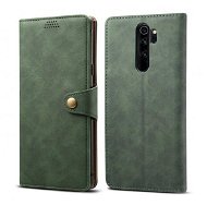 Lenuo Leather für Xiaomi Redmi Note 8 Pro, Grün - Handyhülle