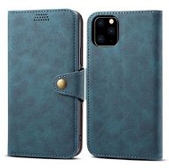 Lenuo Leather for iPhone 11 Pro, blue - Phone Case
