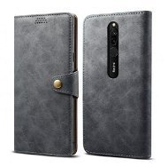 Lenuo Leather for Xiaomi Redmi 8, grey - Phone Case