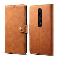 Lenuo Leather for Xiaomi Redmi 8, brown - Phone Case