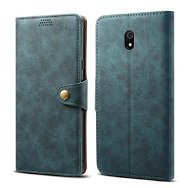 Lenuo Leather für Xiaomi Redmi 8A, blau - Handyhülle
