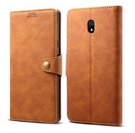 Lenuo Leather for Xiaomi Redmi 8A, brown - Phone Case
