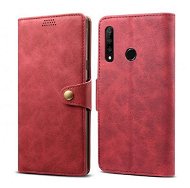 Lenuo Leather for Honor 9X, Red - Phone Case