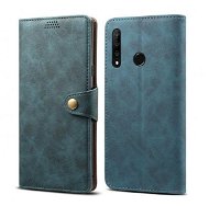 Lenuo Leather - Honor 9X készülékekhez, kék színű - Mobiltelefon tok