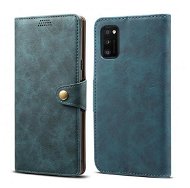 Lenuo Leather for Samsung Galaxy A41, Blue - Phone Case