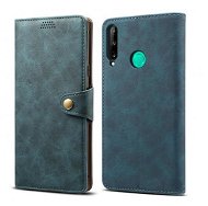 Lenuo Leather for Huawei P40 Lite E, Blue - Phone Case