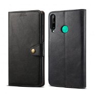 Lenuo Leather for Huawei P40 Lite E, Black - Phone Case