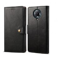 Lenuo Leather for Xiaomi Poco F2 Pro, Black - Phone Case