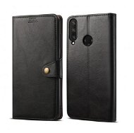 Lenuo Leather for Huawei Y6p, Black - Phone Case