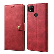 Lenuo Leather pre Xiaomi Redmi 9C, červené - Puzdro na mobil