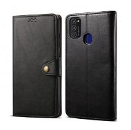 Lenuo Leather pre Samsung Galaxy M21, čierne - Puzdro na mobil