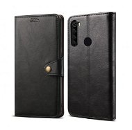 Lenuo Leather für Xiaomi Redmi Note 8 - schwarz - Handyhülle
