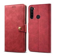 Lenuo Leather für Xiaomi Redmi Note 8, rot - Handyhülle