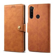 Lenuo Leather für Xiaomi Redmi Note 8, braun - Handyhülle