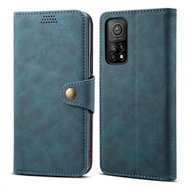 Lenuo Leather for Xiaomi Mi 10T/10T Pro, Blue - Phone Case