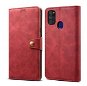 Lenuo Leather for Samsung Galaxy S21 5G, Red - Phone Case