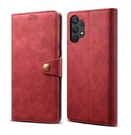 Lenuo Leather for Samsung Galaxy A32 5G, Red - Phone Case