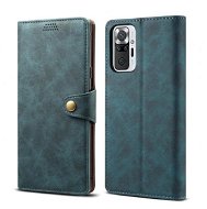Lenuo Leather for Xiaomi Redmi Note 10 Pro, Blue - Phone Case