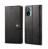 Lenuo Leather pre Xiaomi Redmi Note 10, čierne - Puzdro na mobil