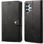 Lenuo Leather Flip tok a Samsung Galaxy A13 készülékhez - fekete - Mobiltelefon tok