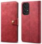 Lenuo Leather Flip-Hülle für Samsung Galaxy A33 5G, rot - Handyhülle
