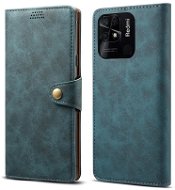Phone Case Lenuo Leather flip case for Xiaomi Redmi 10C, blue - Pouzdro na mobil
