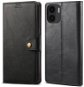 Lenuo Leder Flip-Case für Xiaomi Redmi A - schwarz - Handyhülle