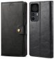 Lenuo Leder Flip-Case für Xiaomi 12T/12T Pro - schwarz - Handyhülle