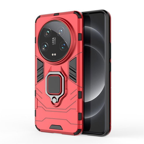 Lenuo Armor Hülle für Xiaomi 14 Ultra rot - Handyhülle - Hauptbild